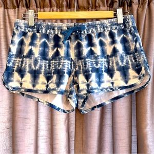 Billabong Swim Blue Tie Dye Shibori Volley Shorts Boardshorts Preowned Size S